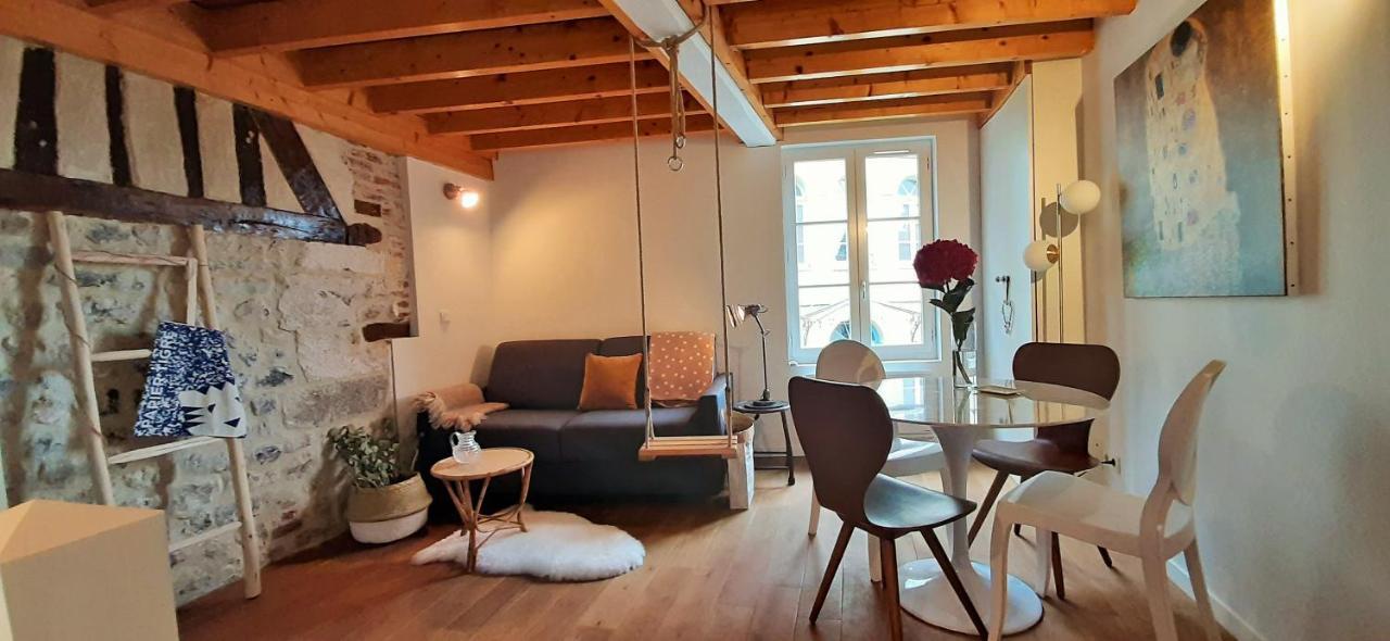 -La Maison Balancoire - Parking Prive - Coeur Historique -La Clef De Онфлёр Экстерьер фото