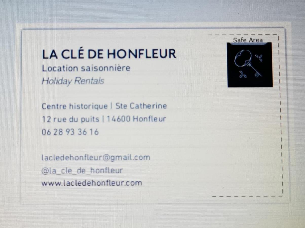 -La Maison Balancoire - Parking Prive - Coeur Historique -La Clef De Онфлёр Экстерьер фото